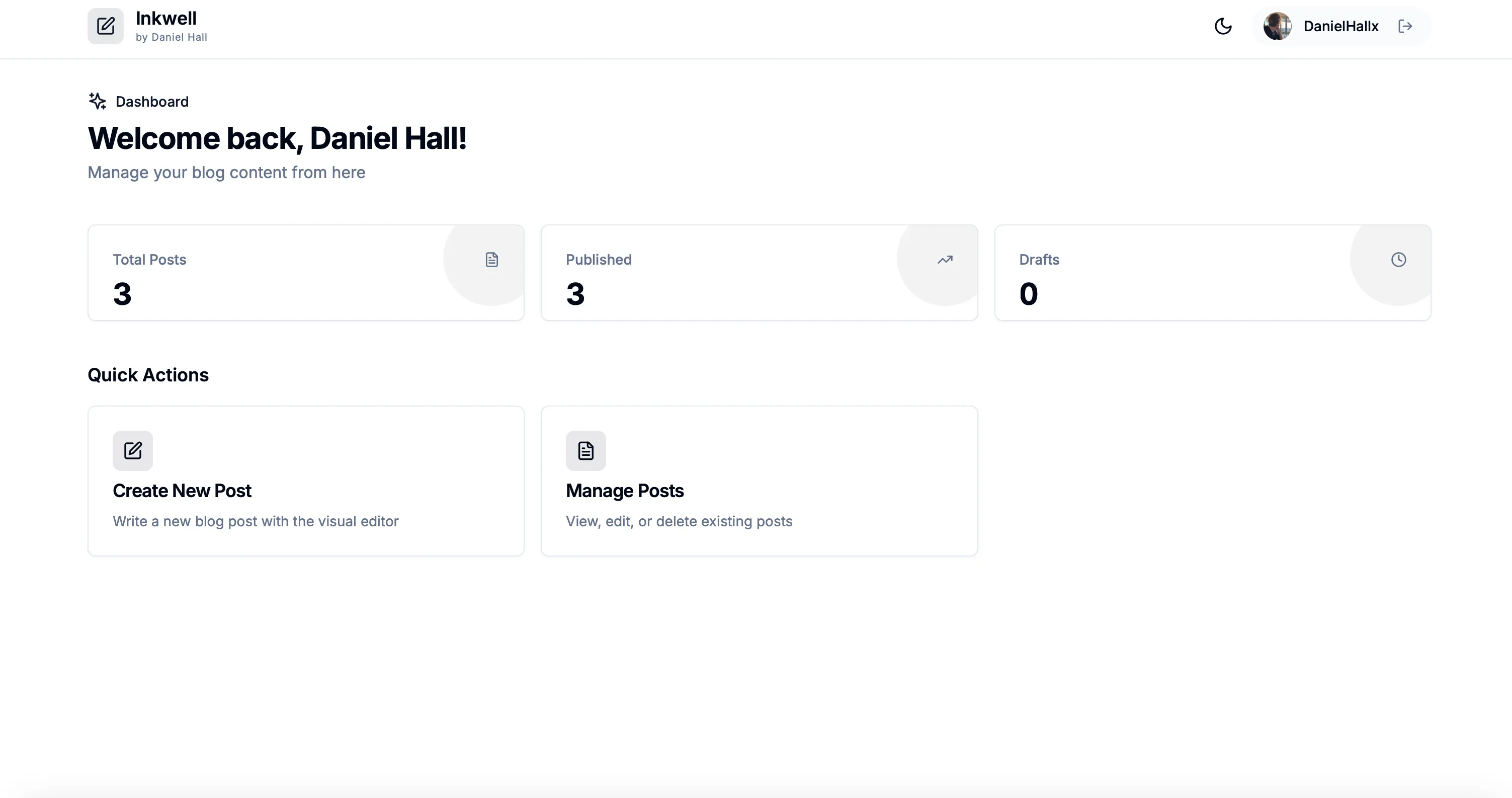 Static Blog Editor Demo